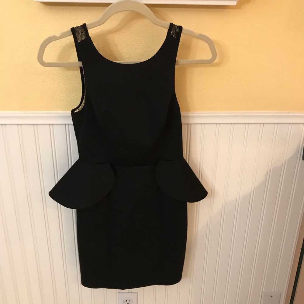 BCBGeneration Pretty LBD NWT Size 0 Peplum